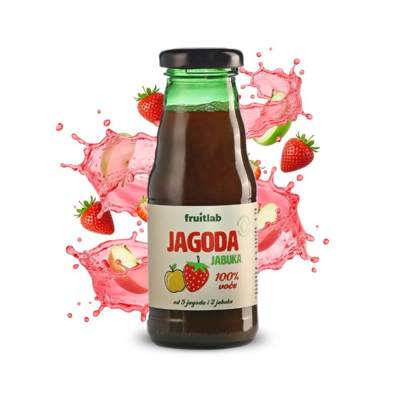 100% JAGODA – JABUKA - 200mL