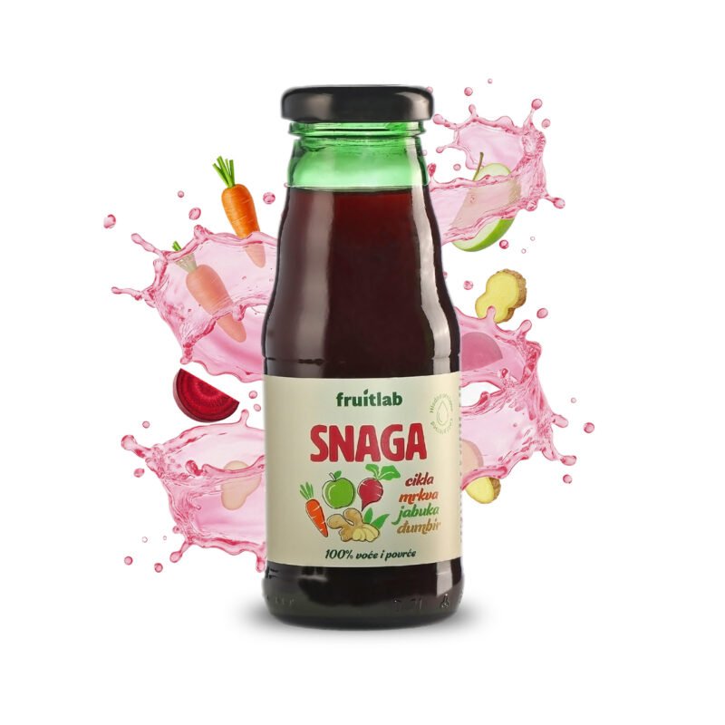 SNAGA (100% jabuka-cikla-mrkva-đumbir) - 200mL